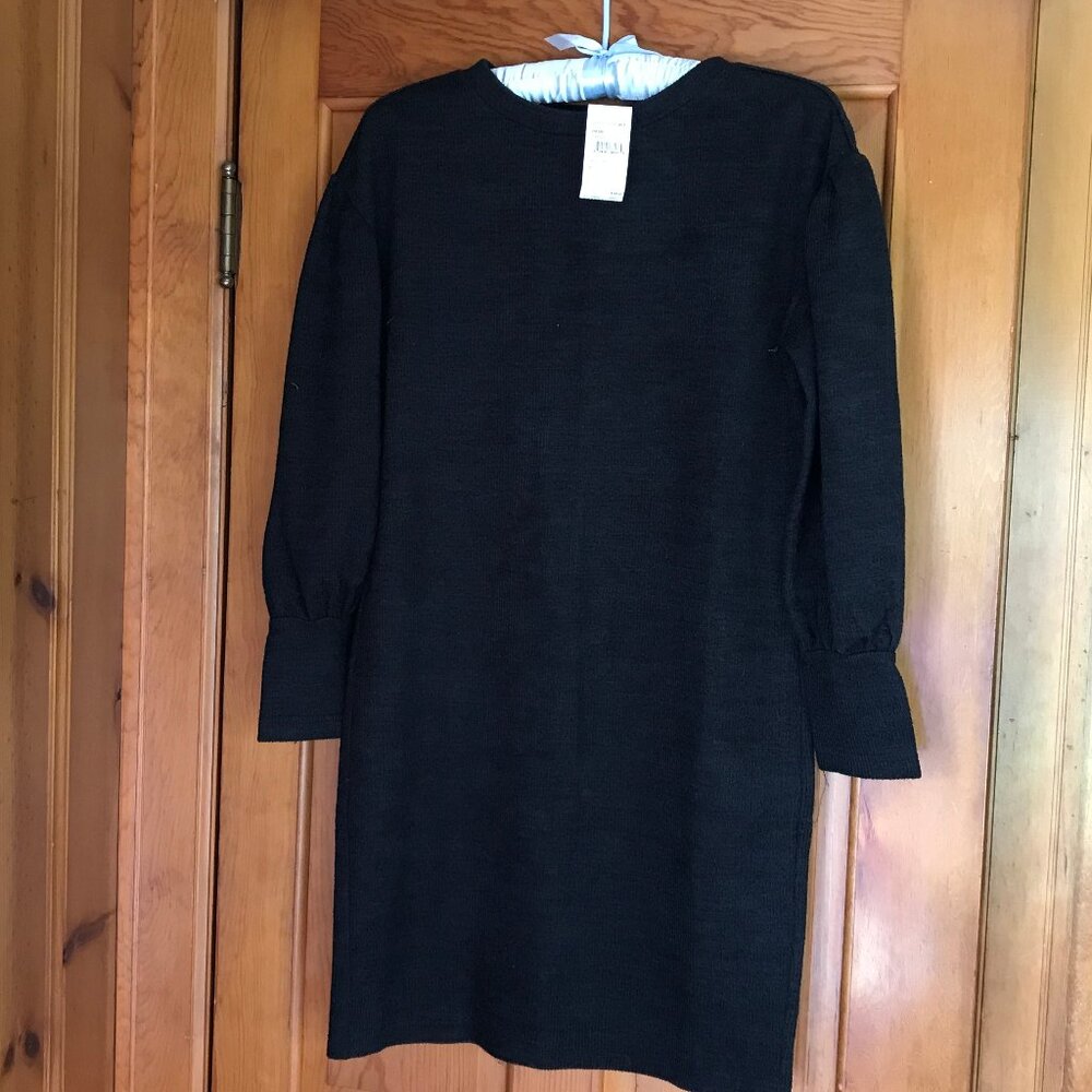 NWT  WALTER BAKER Black sweater dress, size Medium.  Nordstrom’s.